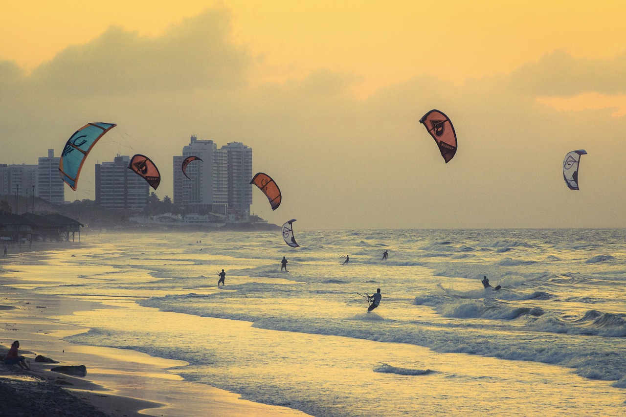 beach, kitesurfing, surf, brasil, brazil, nature, sport, sea, sportsman, sport sailing, windsurfing-4273396.jpg